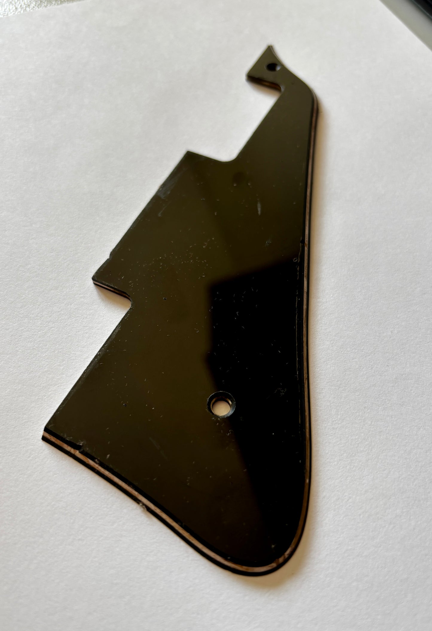 Aged 3-ply Black Les Paul Pickguard for Gibson Les Paul Historic, 59 Parts