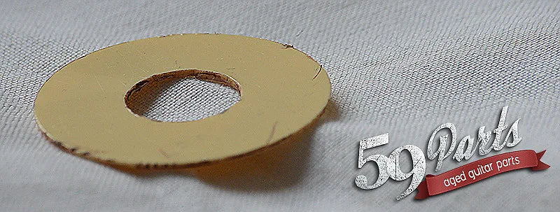 Aged Toggle Switch Plate, CREAM, R/T plate, Gibson Les Paul, 59 Parts