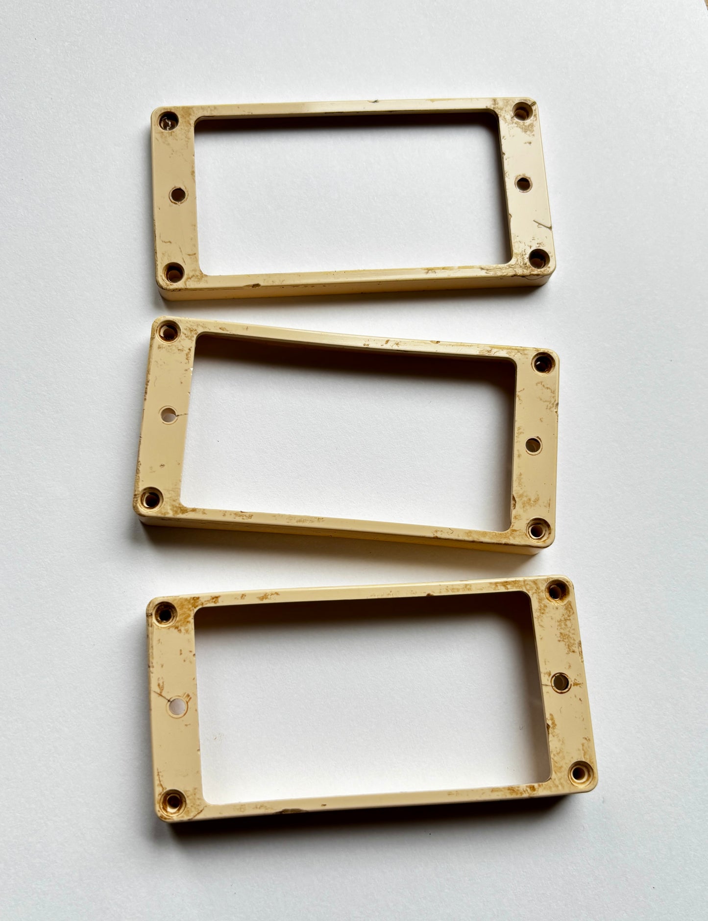 Aged Les Paul 3 Pickup Rings set CAB CREAM Gibson Historic M69 rings, 59 Parts (kopia)