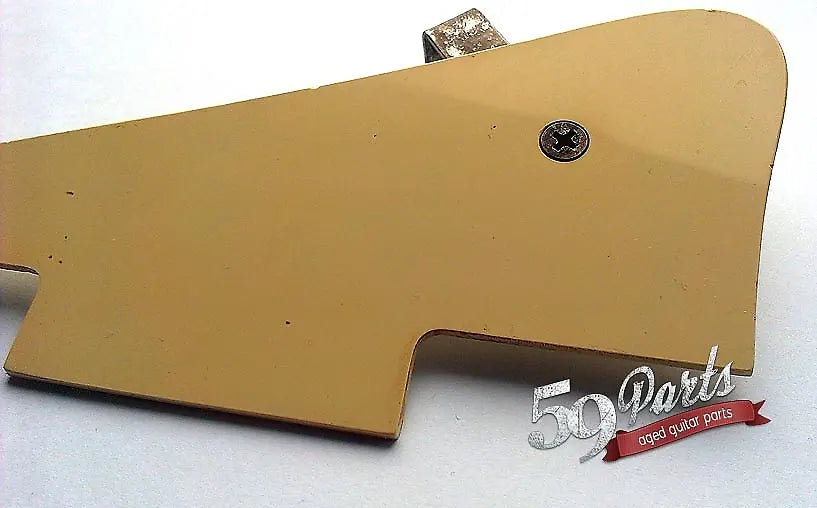 Aged Les Paul Pickguard w/bracket and screws, CREAM, for Gibson Les Paul Historic, 59 Parts