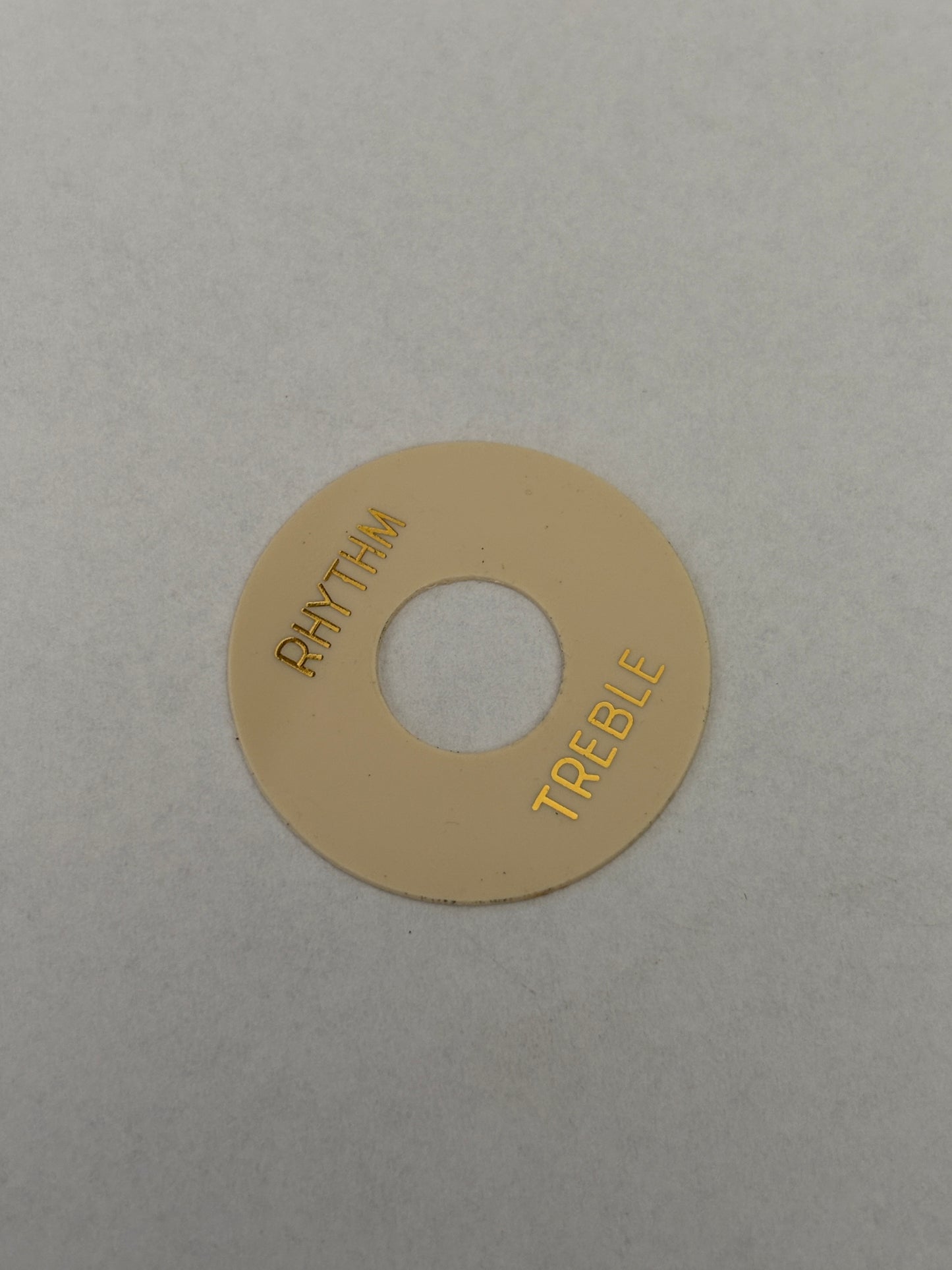 1959 style Toggle Switch Plate, cream, new