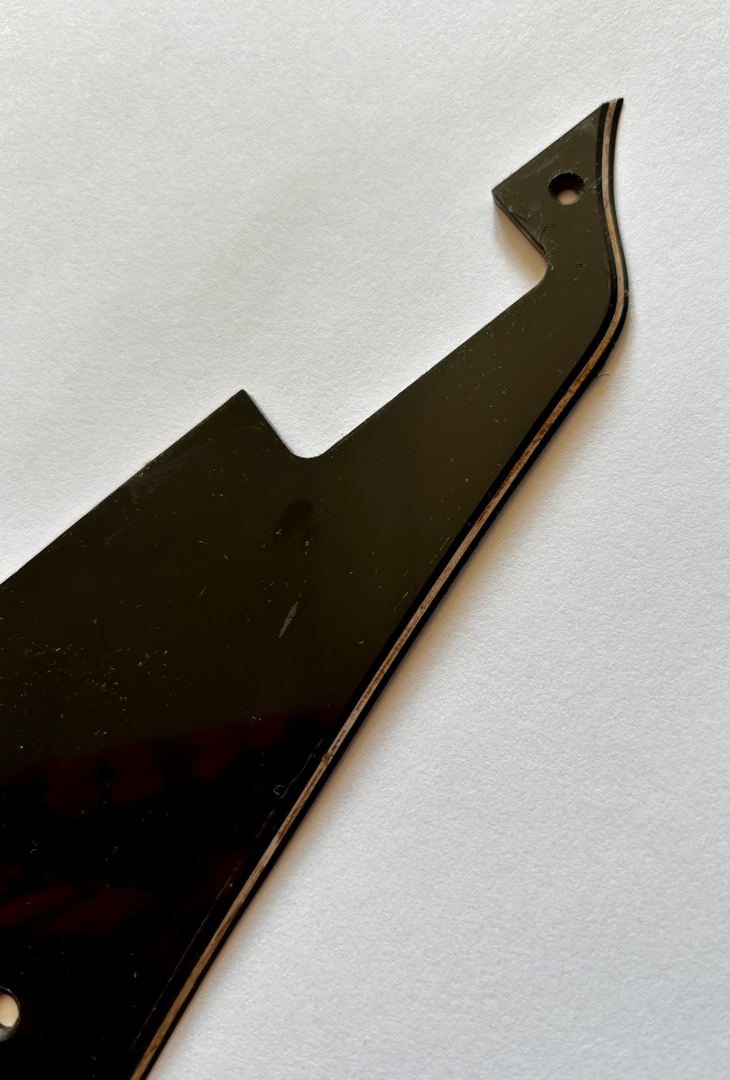 Aged 3-ply Black Les Paul Pickguard for Gibson Les Paul Historic, 59 Parts
